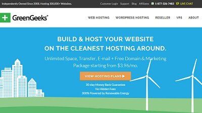 GreenGeeks Best for Small Sites